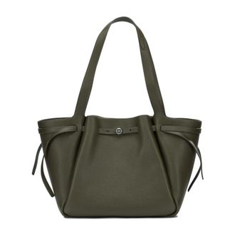 Tory Burch Tassen, Dames, Groen, ONE Size, Leer, Romy Tote