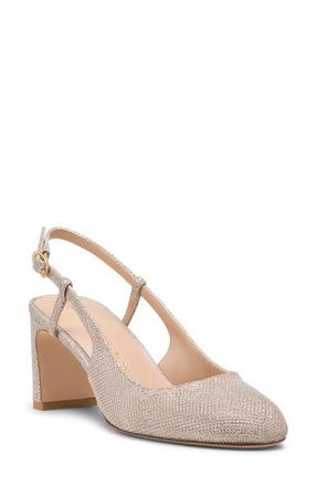 Stuart Weitzman Babette Slingback 60 Pump in Poudre at Nordstrom, Size 8