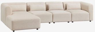 Sklum Sof&aacute; Modular Chaise Longue Izquierdo De 4 Piezas Fogler Sklum