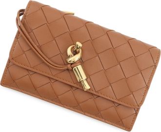 Bottega Veneta Brown Leather Coin Purse/Coin Case (Pre-Owned)