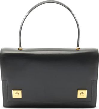 Herm&egrave;s 1986 leren shopper - Zwart