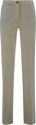 Etro Rechtvallende katoenmix broek - Dames - Regular Fit Jeans - Beige - W29 - Katoen - Jeans