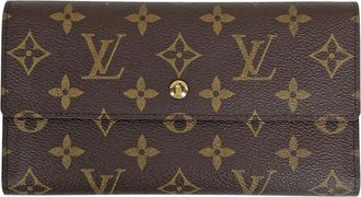 Louis Vuitton Monogram Brown Monogram Long Wallet (Tri-Fold) (Pre-Owned)