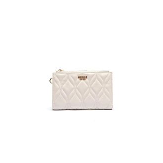 Guess Maxine Slg Dbl Zip Organizer - female - Guess - Wallets & Cardholders - White - ONE SIZE - Accessories