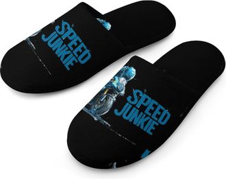 Generic Speed Junkie Bike Superbike Mens House Slippers Slip Indoor Slipper On Shoes Warm Outdoor