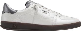 P448 Parelwitte Metalen Sneakers - Dames - Sneakers - Wit - 41 EU - Schoenen