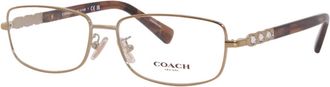 Coach Womens Shiny Eyeglass Frames In Rose Gold