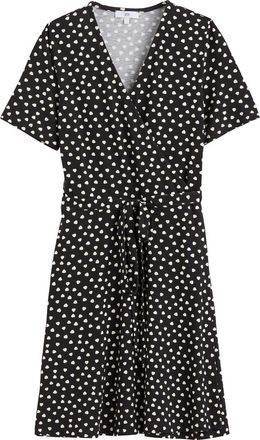 La Redoute Collections Korte wikkeljurk, in jersey tricot