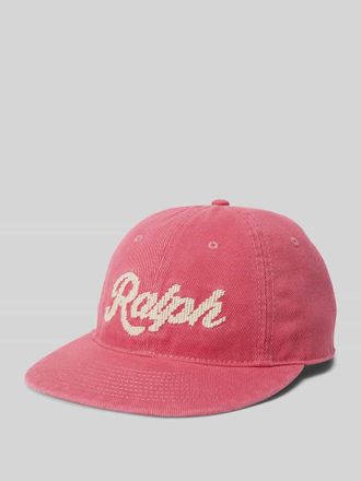 Polo Ralph Lauren Basecap aus reiner Baumwolle mit Logo-Stitching in Rot, Gr&ouml;&szlig;e 1
