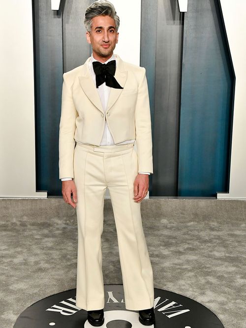 BEVERLY HILLS, CALIFORNIA - FEBRUARY 09: Tan France attends the 2020 Vanity Fair Oscar Party hosted by Radhika Jones at Wallis Annenberg Center for the Performing Arts on February 09, 2020 in Beverly Hills, California. (Photo by Frazer Harrison/Getty Images)