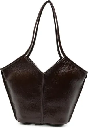 Hereu Dark Brown Calella Large Tote