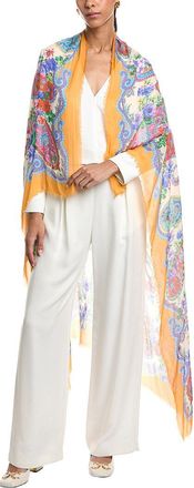 Etro Logo Silk-Blend Shawl