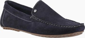 Hush Puppies Mens Ralph Mens Suede Shoes - Navy - Size: 10