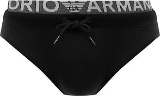 Emporio Armani Zwart Strandkleding van Armani Stijl - Heren - Onderbroek - Zwart - M - Ondergoed