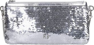 Rebelle Christabel Clutch - Dames - Schoudertassen - Grijs - ONE Size - Leer - Tassen