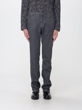 Etro Jeans slim fit in denim di cotone a cinque tasche con vita media