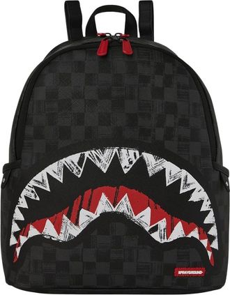 Sprayground Sprayground, Tassen, unisex, Zwart, ONE Size, Scribble Shark Savage Rugzak