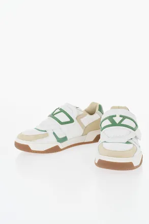 Valentino GARAVANI Low-Top Leather Sneakers With Velcro Closure Valentino
