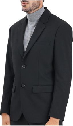 A|X Armani Exchange Giacca Stondata - Heren - Blazers - Zwart - XL - Wol - Jassen