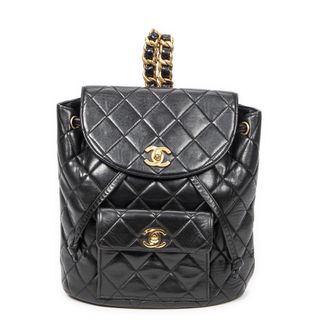 Chanel Small CC Drawstring Backpack Rugzak