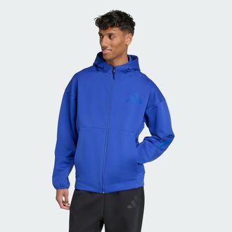 adidas Mens adidas Z. N.E. Full-Zip Hooded Track Jacket