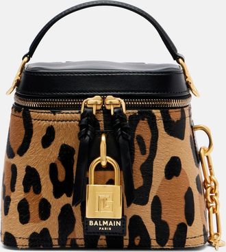 Balmain Borsa a mano Pulse in cavallino