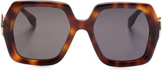 Fendi Zonnebril - Dames - Zonnebrillen - Bruin - 53 MM - Accessoires
