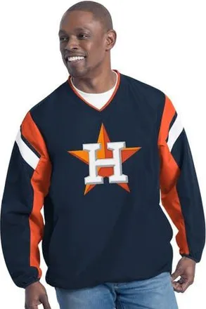 G-III Sports by Carl Banks Mens G-III Sports by Carl Banks Navy Houston Astros Double Coverage V-Neck Pullover at Nordstrom, Size Xx-Large