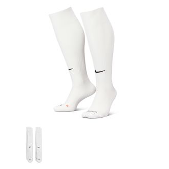 Nike Unisex Baseball/Softball Over-the-Calf Socks (2 Pairs) in White | DJ9737-100