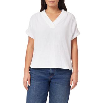 C&C California Carmel Gauze Top in Sugar Swizzle at Nordstrom Rack, Size X-Large