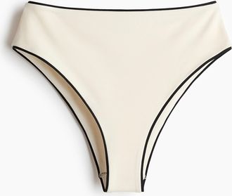 H&M Bikinihose High Waist - White