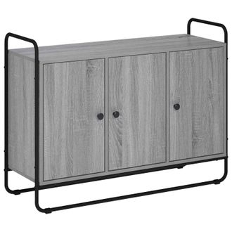 vidaXL Aparador Sonoma Gris 102 X 35 X 75 Cm Madera De Ingenier&iacute;a Vidaxl