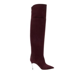 Casadei Blade Nomad Sopra il Ginocchio - - Shoes - Donna - Rosso - 38 EU