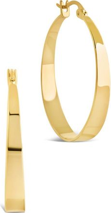 Sterling Forever Henrietta Graduated Hoop Earrings in Gold at Nordstrom Rack