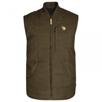 Fj&auml;llr&auml;ven Grimsey Vest Fleecegilet f&uuml;r Herren | braun