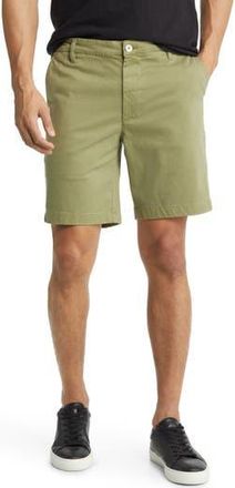 AG - Adriano Goldschmied Wanderer 8.5-Inch Stretch Cotton Chino Shorts in Cavalry Sage at Nordstrom Rack, Size 29