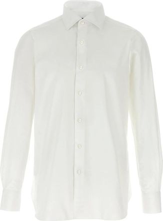 Finamore Heren, Overhemden, Wit, Maat: 2XL Katoen