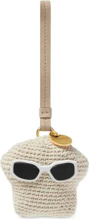 Versace Medusa Fluffy charm - men - Calf Leather - One Size - Neutrals