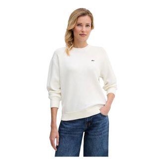 Lacoste Donna, Felpe, Bianco, L, new
