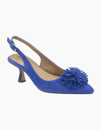 Lotus Womens Caterina Womens Court Shoes - Cornflower Blue Sued - Size: 5