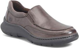 B&oslash;rn Cambridge Slip-On Sneaker in Dark Brown Leather at Nordstrom Rack, Size 10.5