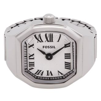 Fossil Harlow Watch Ring Quartz Silver Dial Ladies Watch ES5482