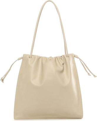 Coccinelle C-Easy Schoudertas - Dames - Schoudertassen - Beige - ONE Size - Leer - Tassen
