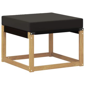 vidaXL Reposapi&eacute;s De Exterior Madera Maciza De Acacia Y Tela Textilene Vidaxl