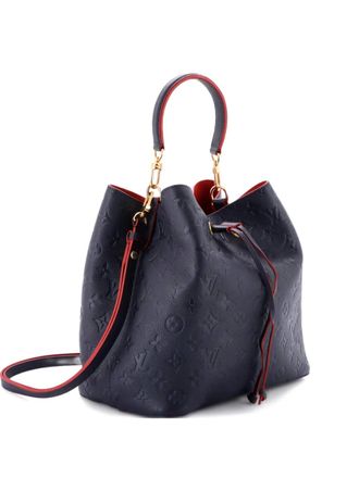 Louis Vuitton NeoNoe Handbag Monogram Empreinte Leather MM bucket bag - Blauw