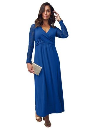 Jessica London Lace Sweetheart Dress in Dark Sapphire at Nordstrom, Size 26