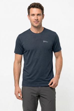 Jack Wolfskin Funktionsshirt JACK WOLFSKIN VONNAN S/S T M, Herren, Gr. XXL, grau (phantom), Obermaterial: 100% Polyester, Shirts Funktionsshirt, f&uuml;r warme Temperatu