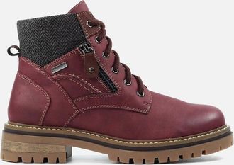 Lunar Womens Caramel Womens Ankle Boots - Red - Size: 4