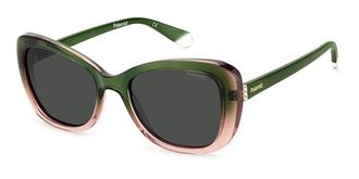 Polaroid PLD 4132/S/X IWB/M9 Womens Sunglasses Green Size 53