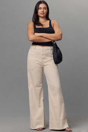 Pilcro The Rylan Relaxed High-Rise Flare Pants by Pilcro